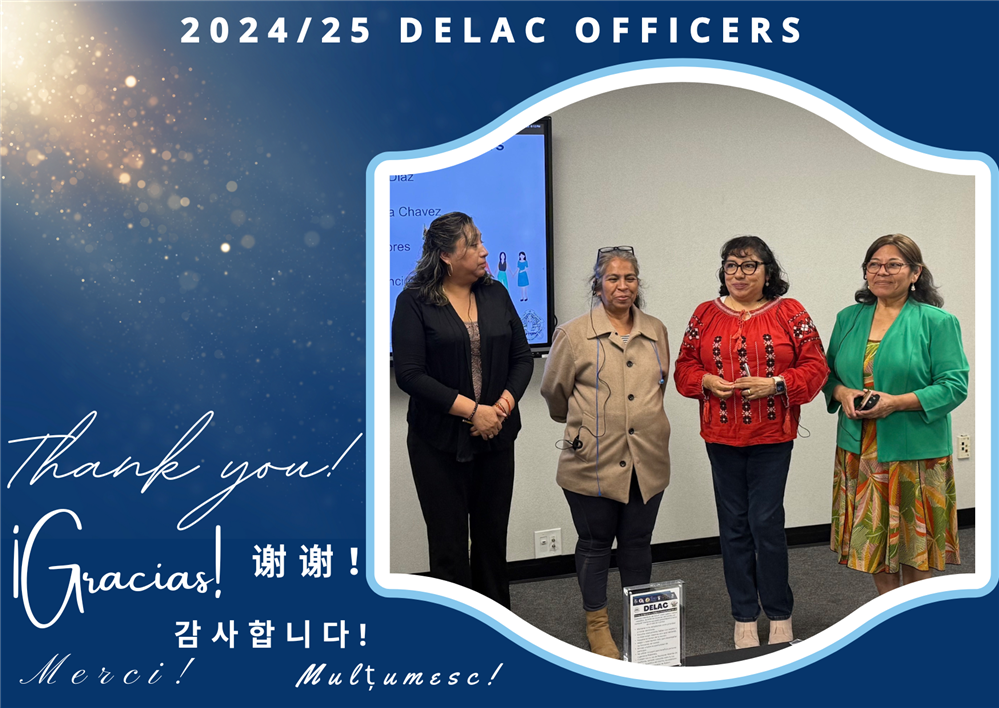 DELAC Officers 2024/25 DELAC Officers 2024/25